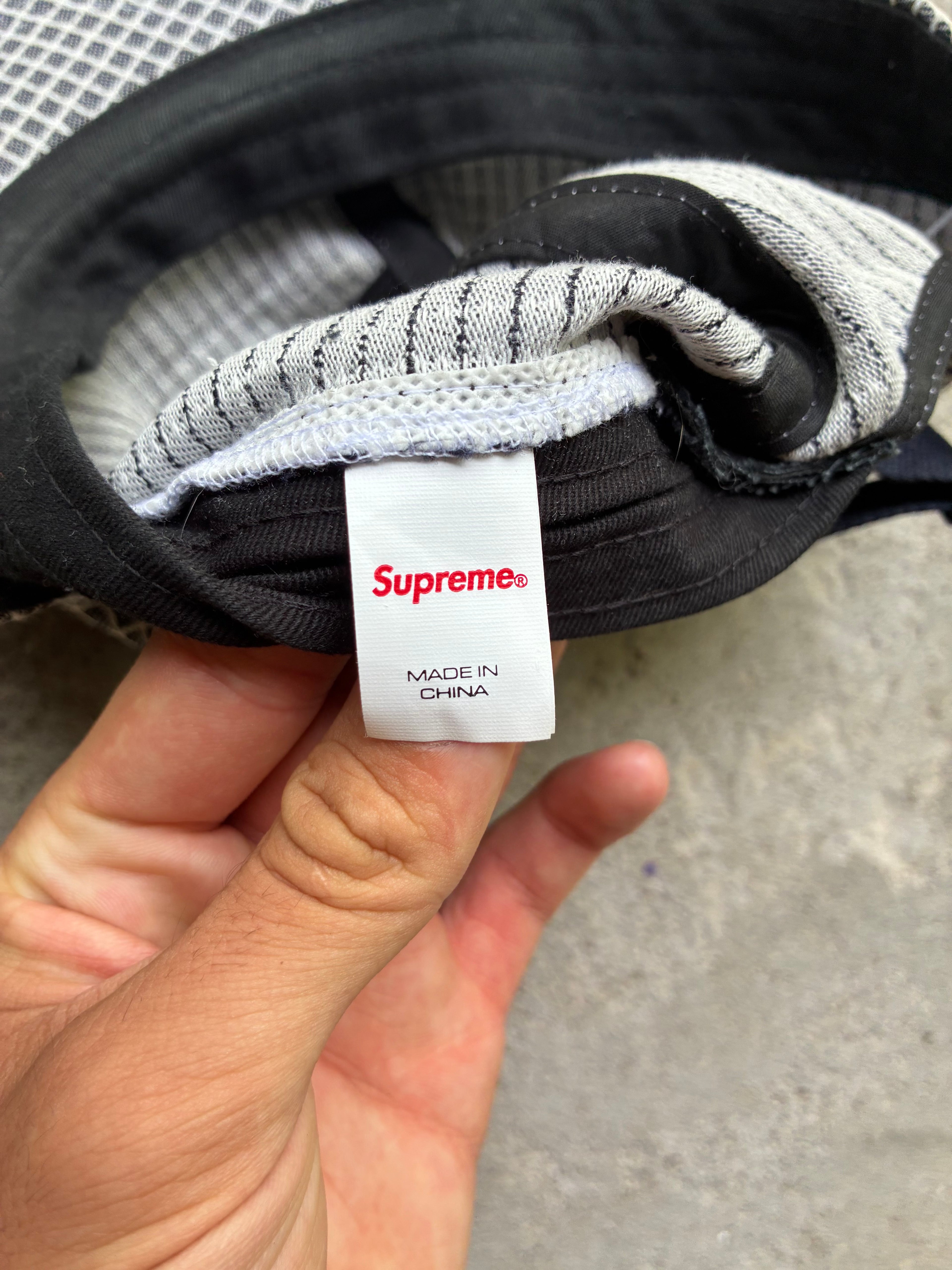 Supreme “DENIM RIPSTOP” Camp Cap (Adjustable)
