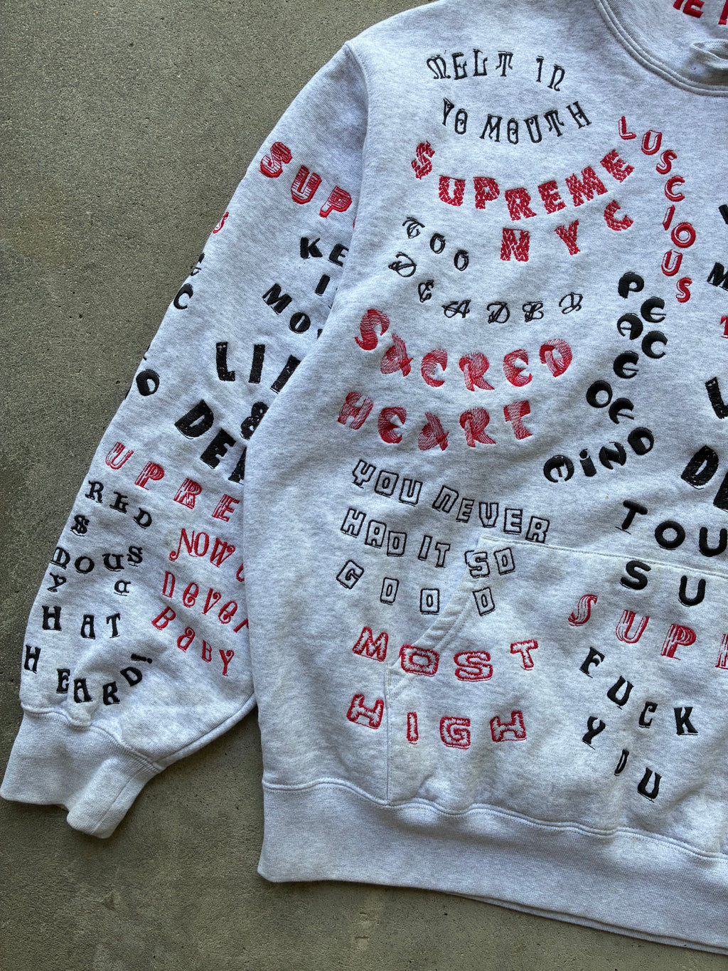 Supreme “TOO DEADLY SS26” Hooded Hoodie (L)