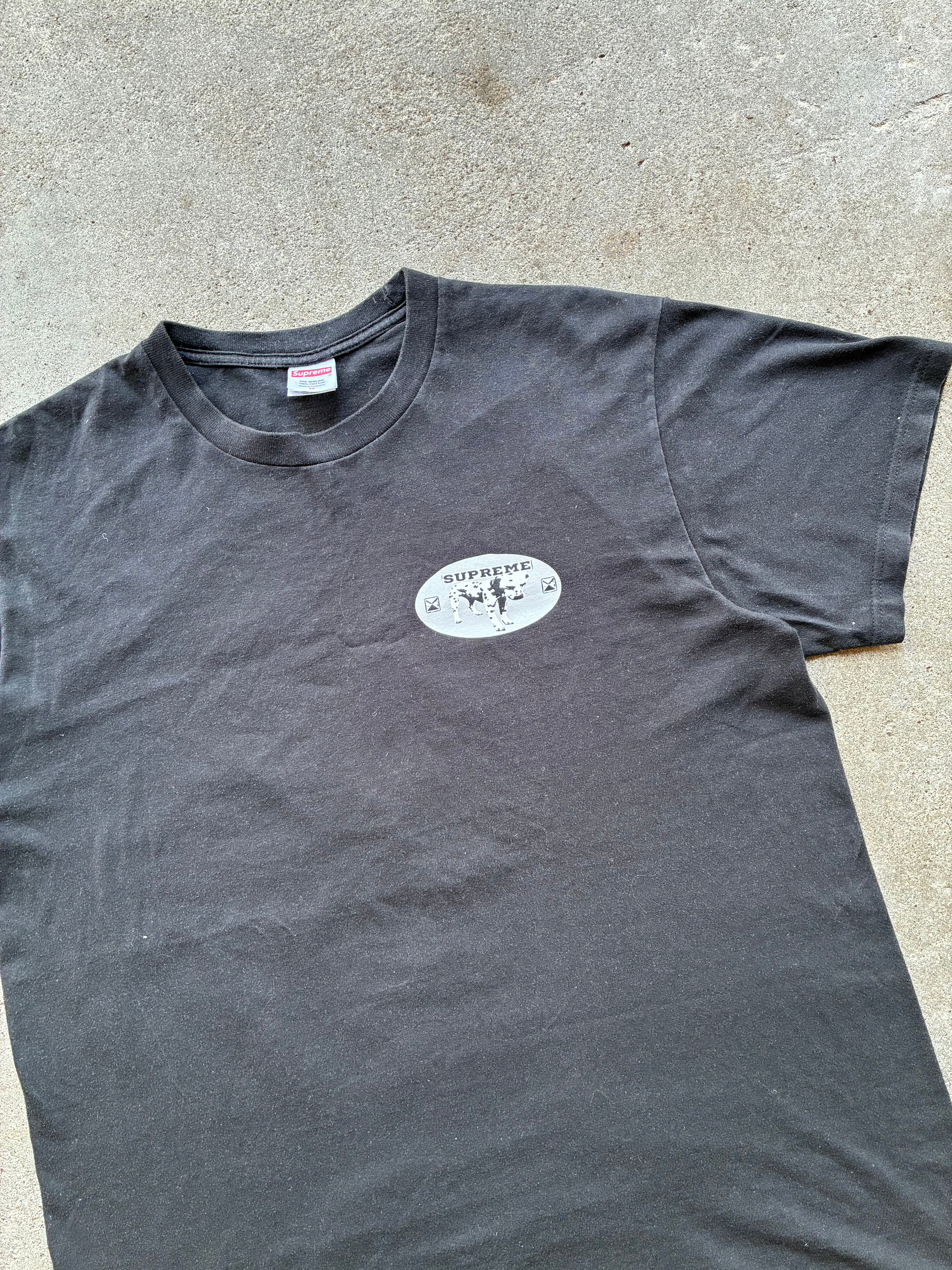 Supreme “DALMATIAN BLACK SS25” tee (M)