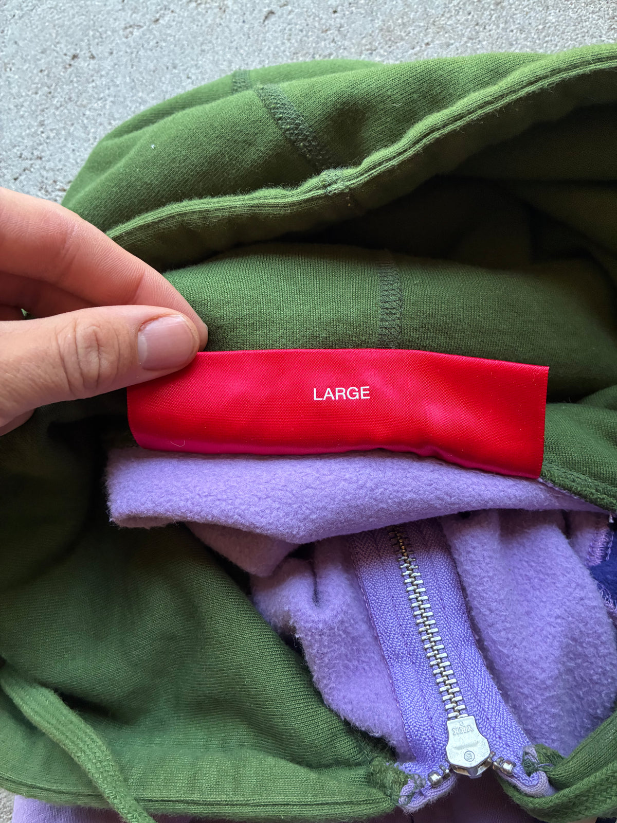 Supreme x junya watanabe zip up hoodie (L)