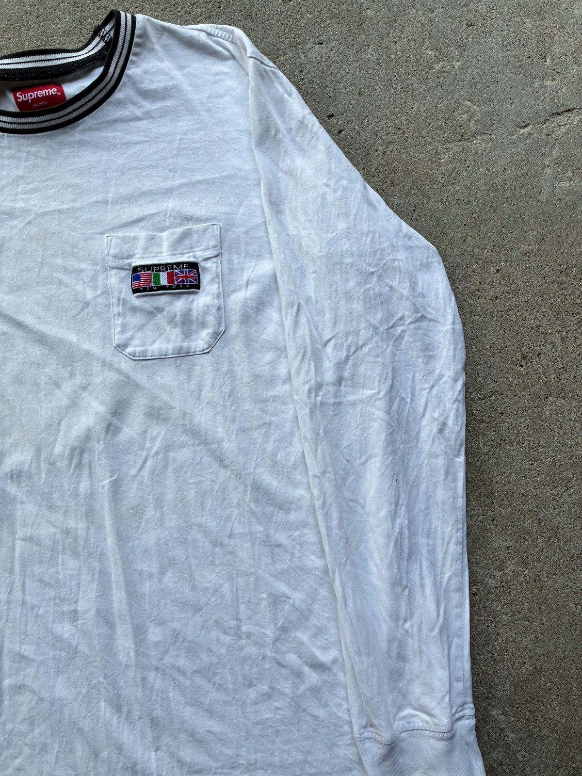 Supreme “FLAGS” Long Sleeve (M)