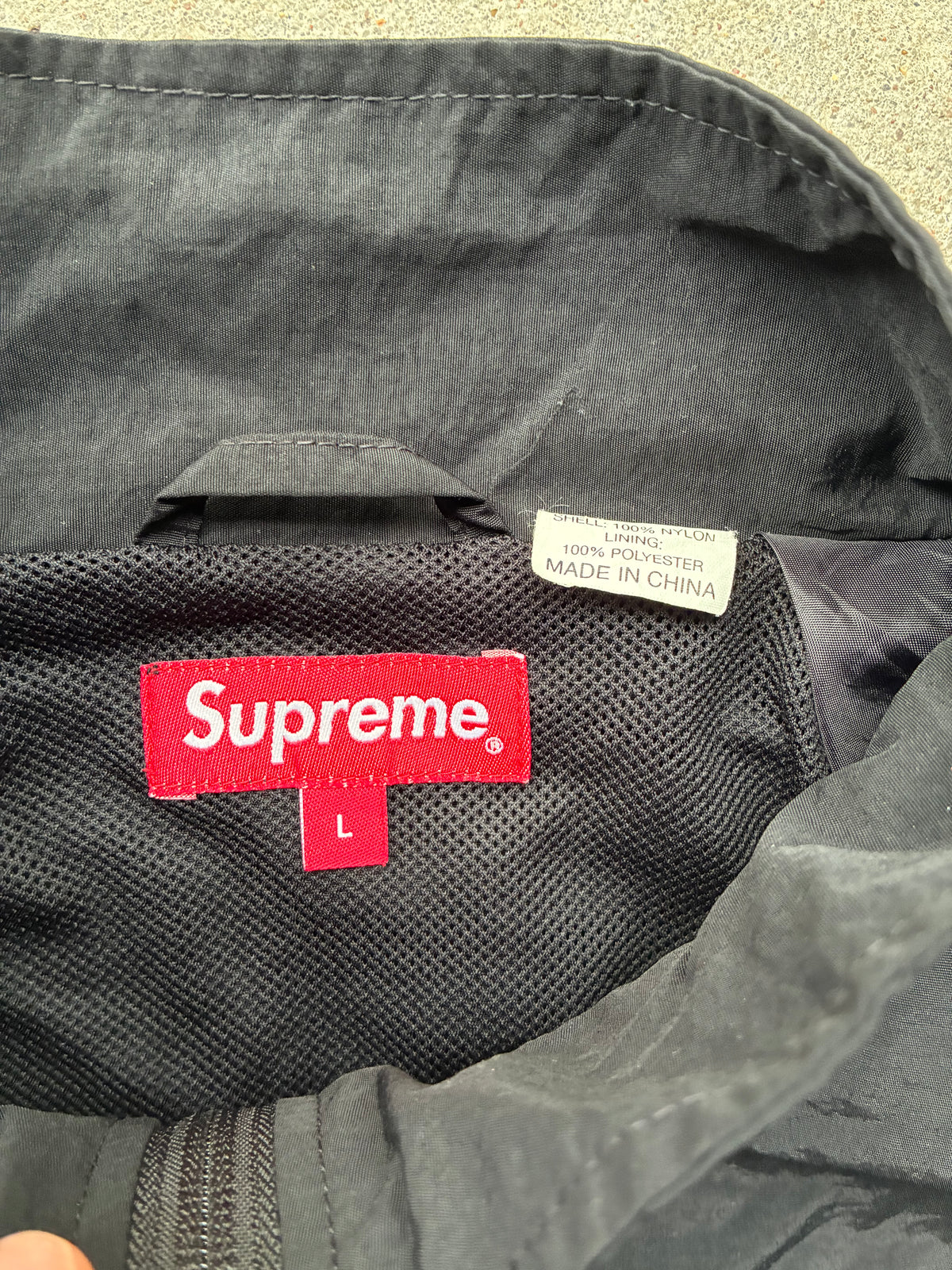 Supreme “PIPING SS19” Track Jacket (L)