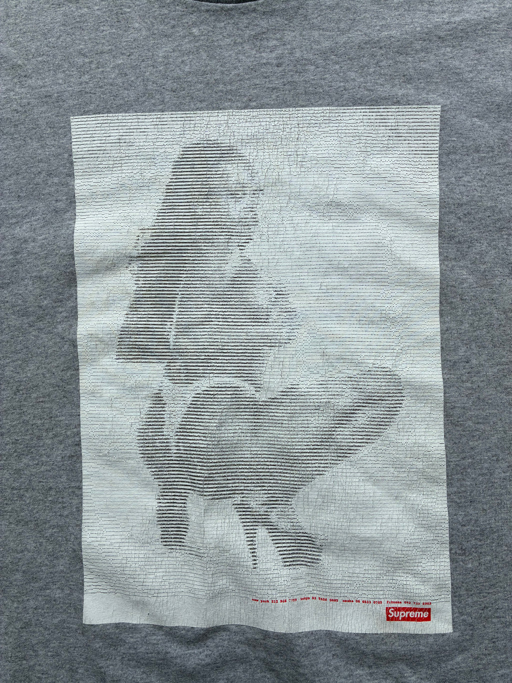 Supreme “DIGI HEATHER SS17” Tee (XL