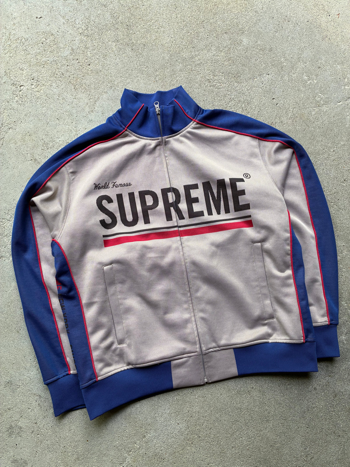 Supreme “WORLD FAMOUS” Track jacket (L)