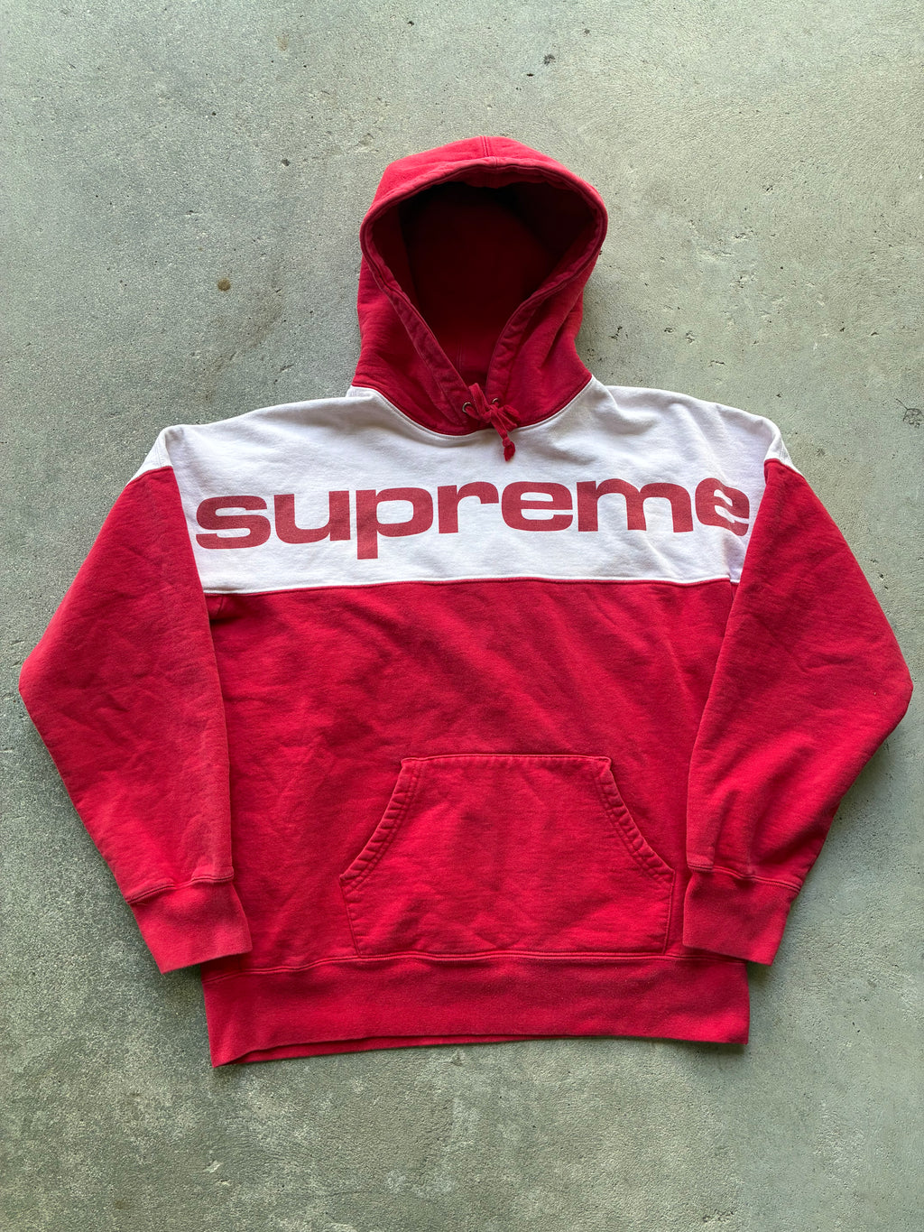 Supreme “COLOR BLOCK” Hoodie (L)