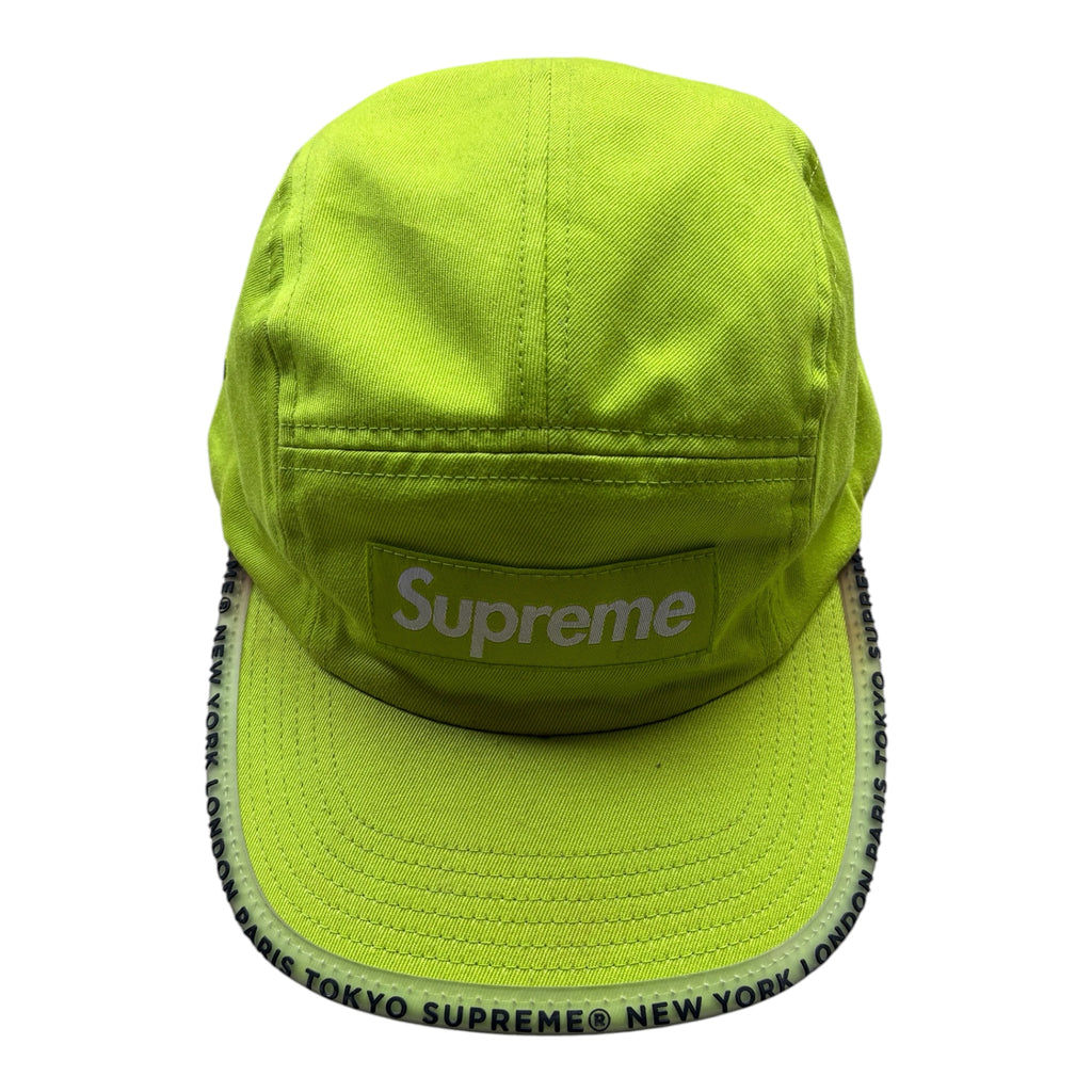 Supreme “WORLDWIDE VISOR TAPE” Camp Cap (Adjustable)